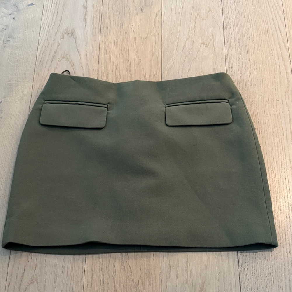 Babaton Sage Green Skirt
